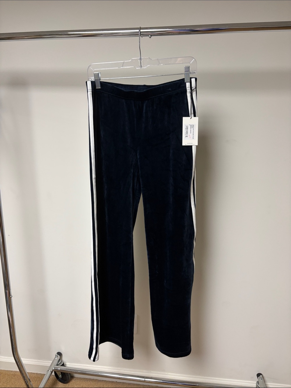 Splits59 heritage velour pant indigo/white